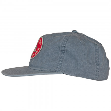 Budweiser Red and Blue Vintage Circle Patch Snapback